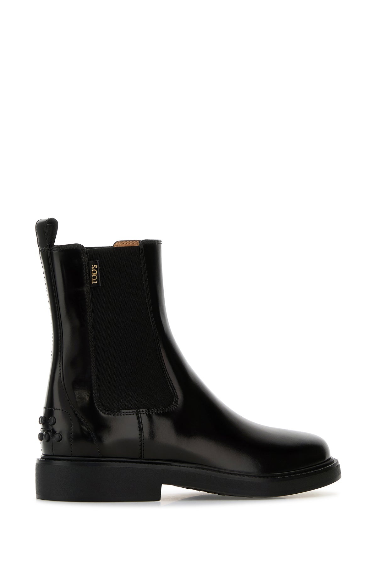 Black leather ankle boots - 3