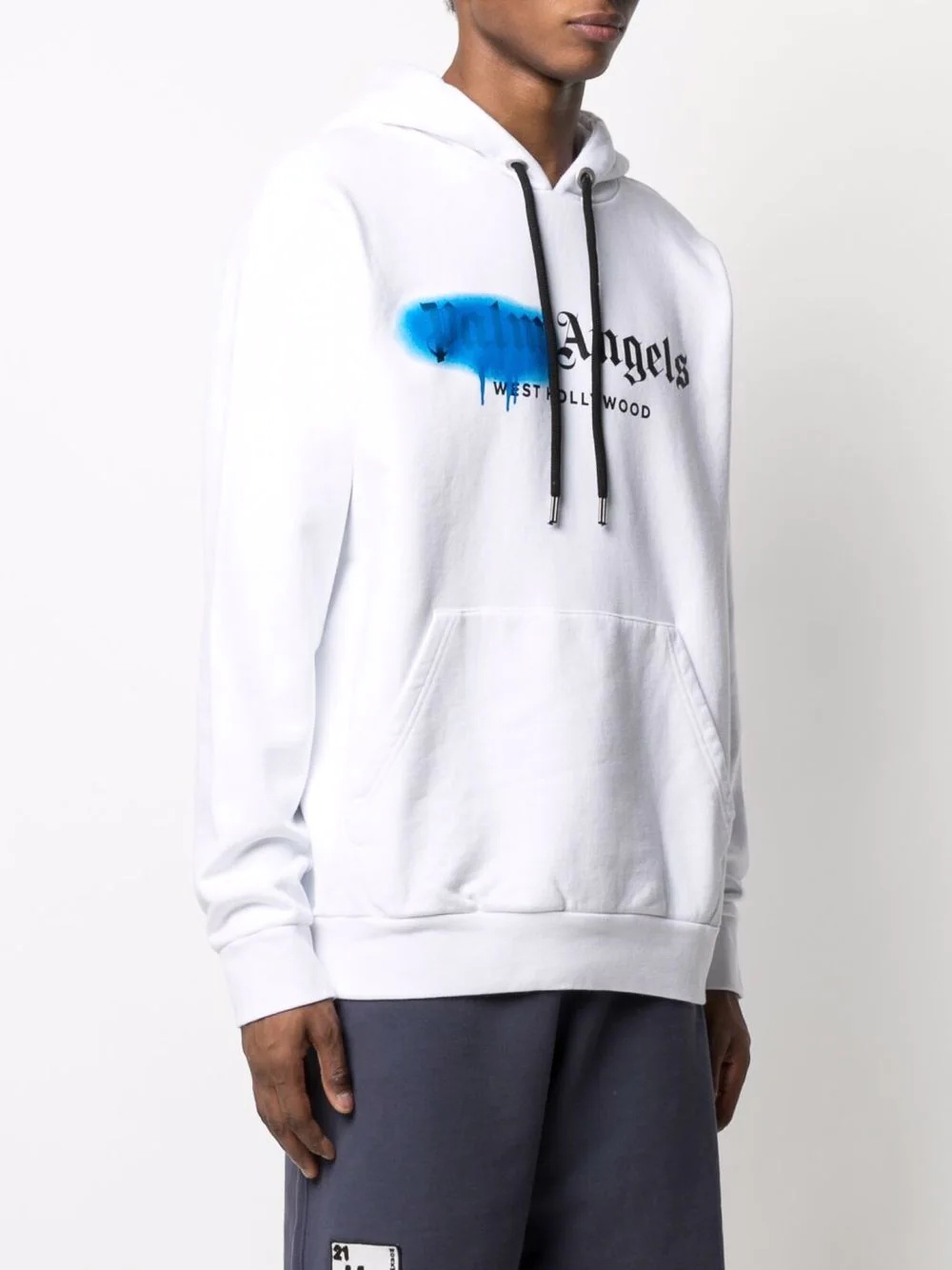 West Hollywood sprayed logo hoodie - 3