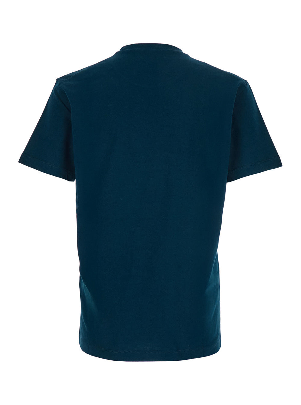 Dsquared2 Men Blue Crewneck T-Shirt With Logo Lettering On The Front In Cotton Man - 2