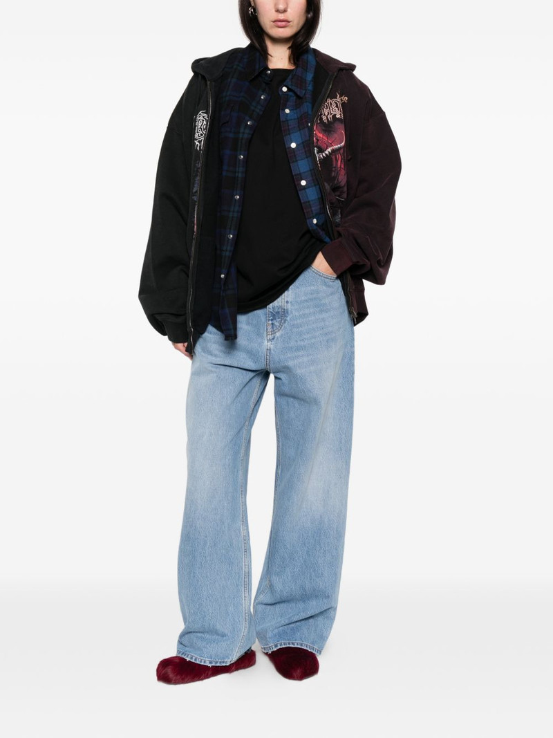 VETEMENTS button-fastening five-pockets jeans outlook