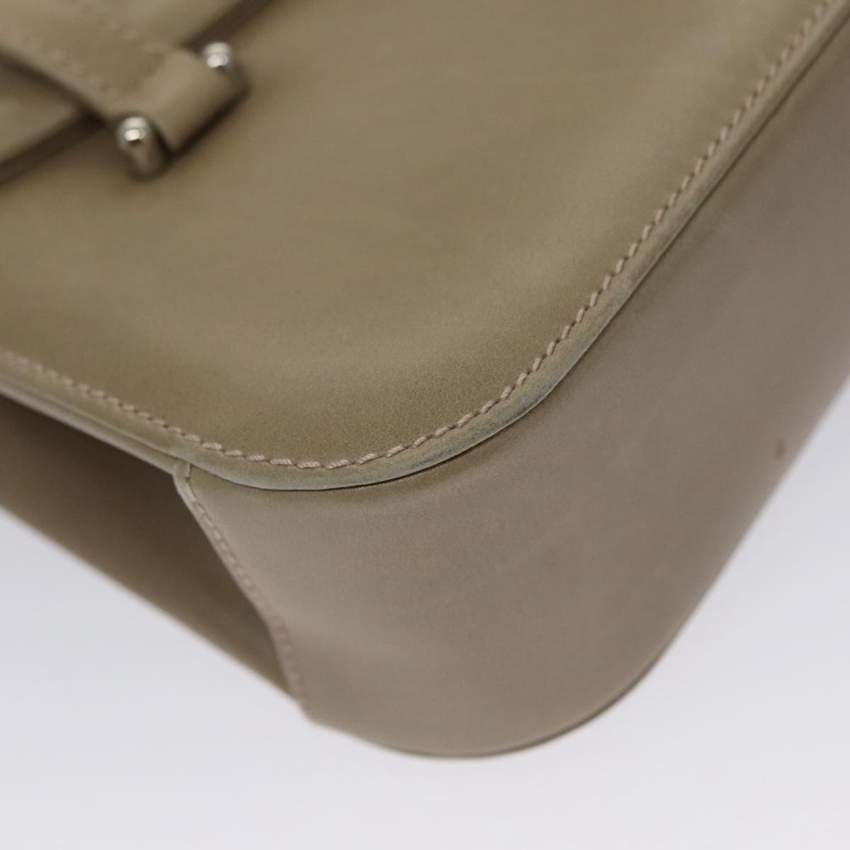 GUCCI Hand Bag Leather Beige - 11