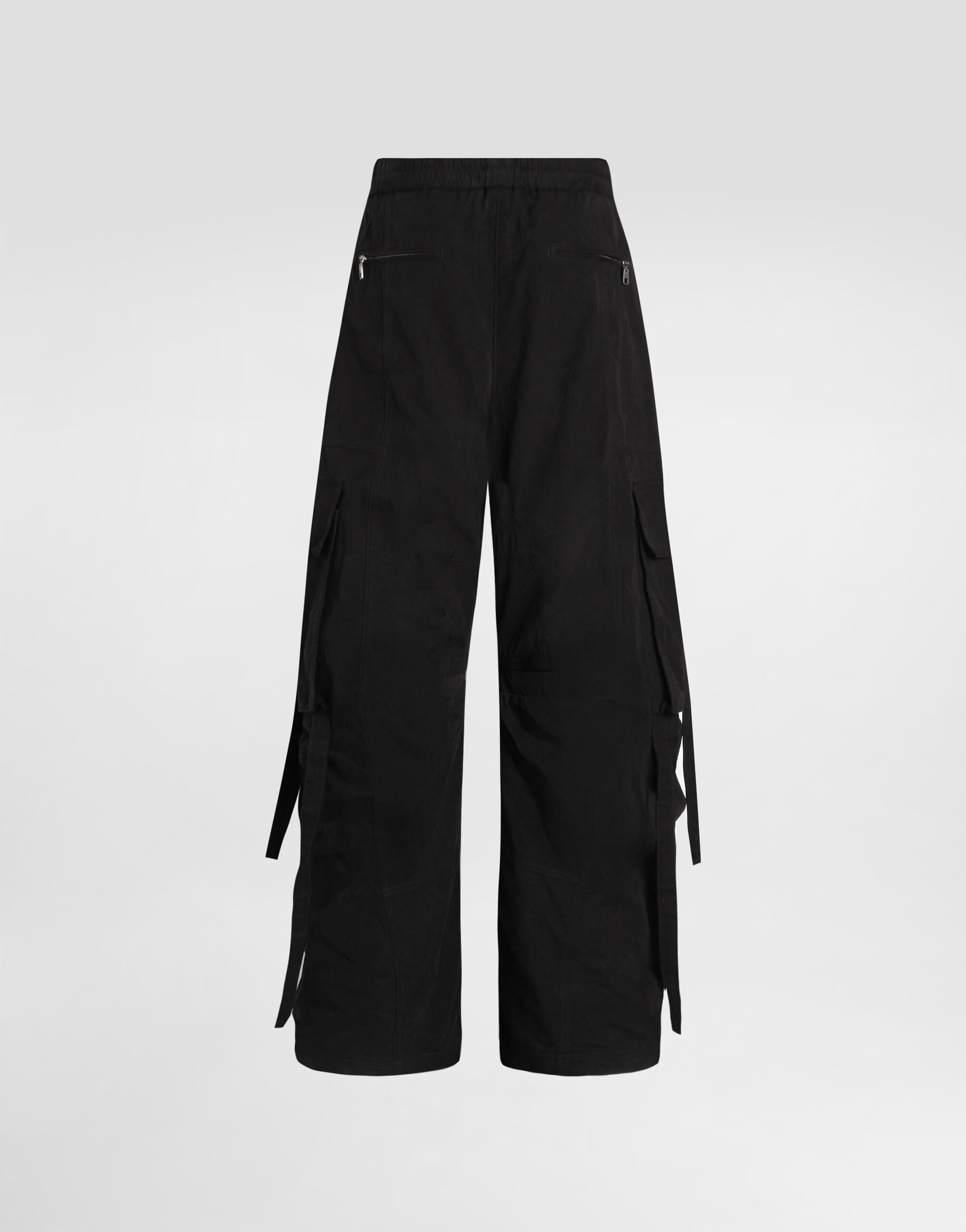 Waxed faille cargo pants - 7