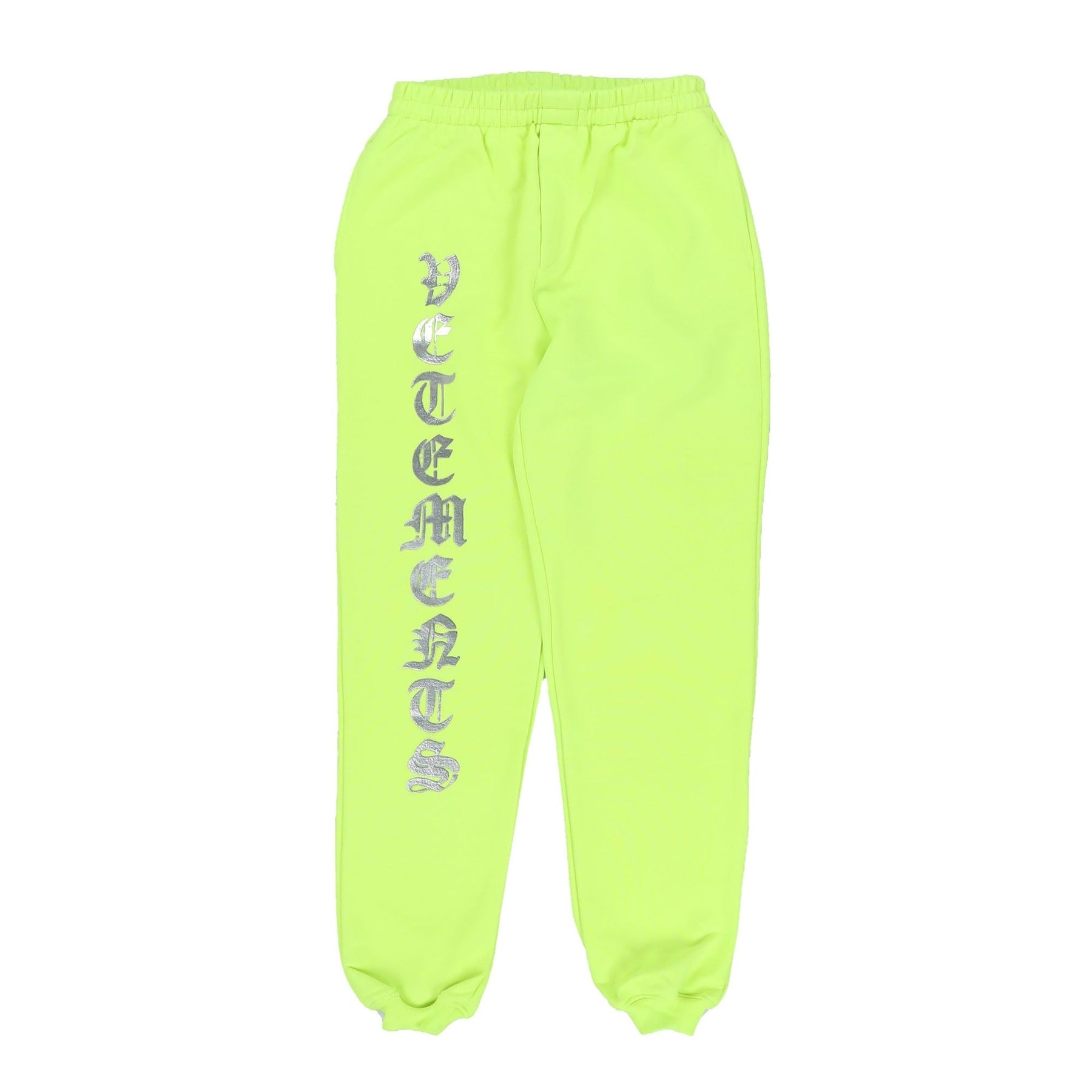 ANARCHY LOGO SWEATPANTS / NEON YEL/ SIL - 1