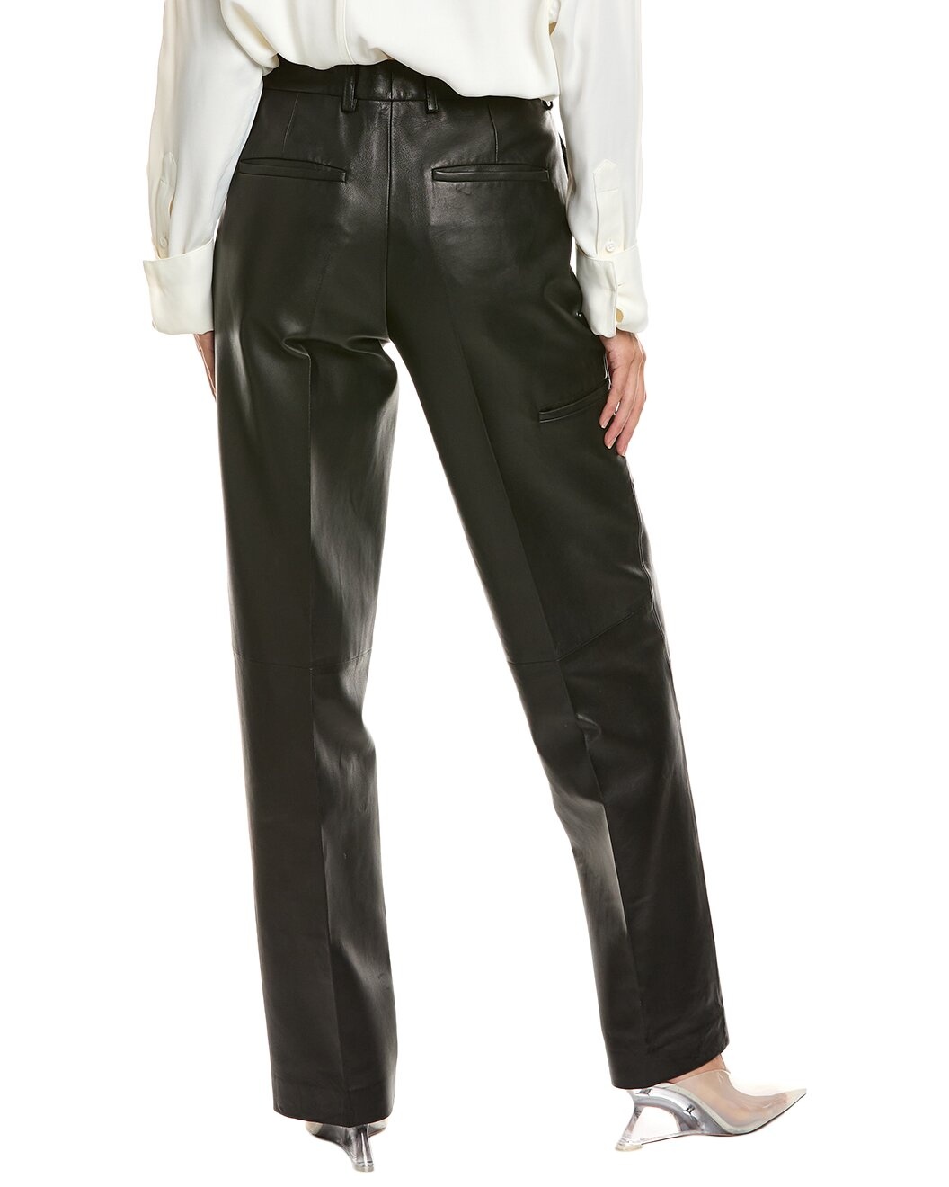 Helmut Lang Leather Carpenter Pant - 2