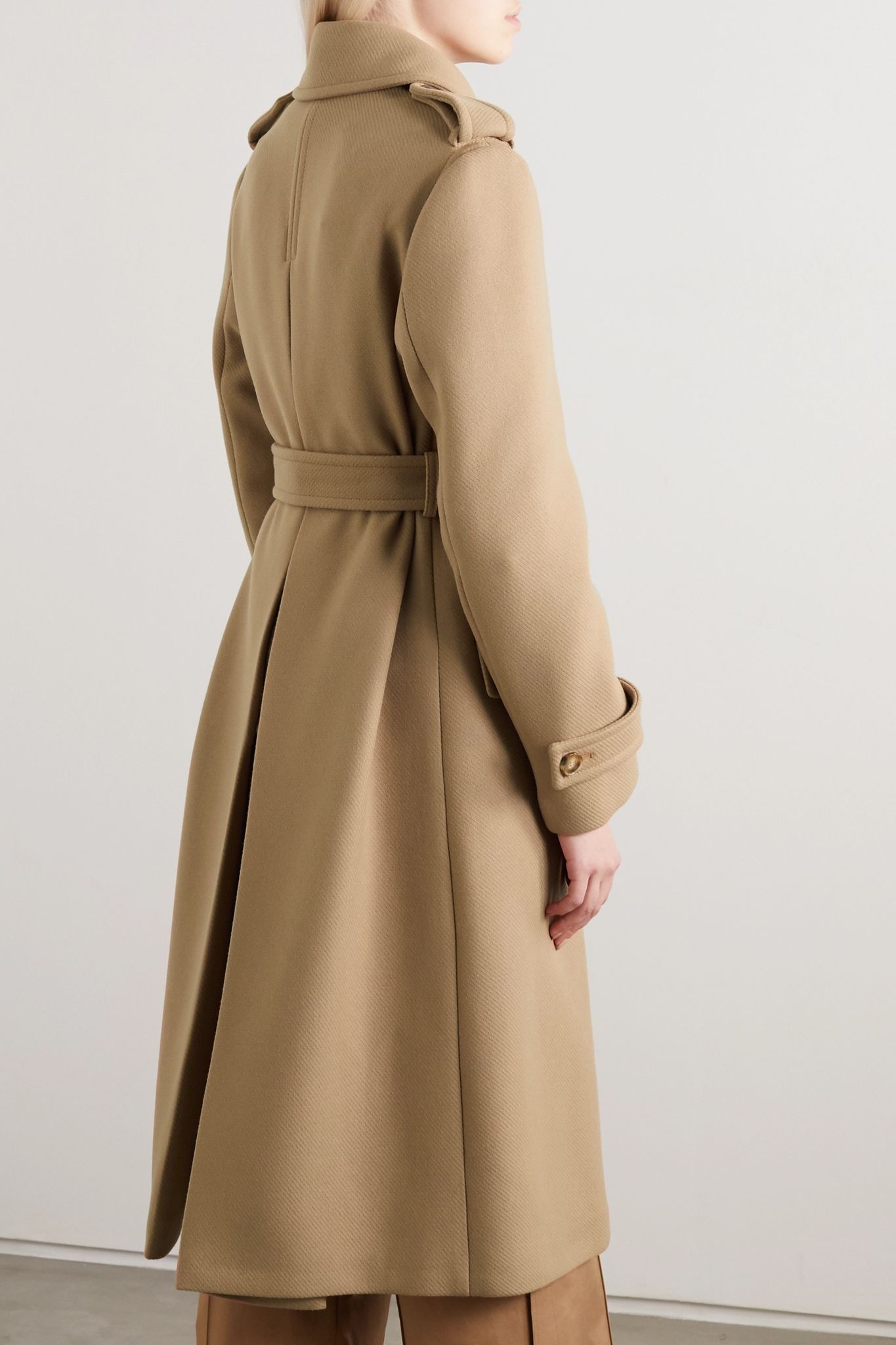 Wool trench coat - 4