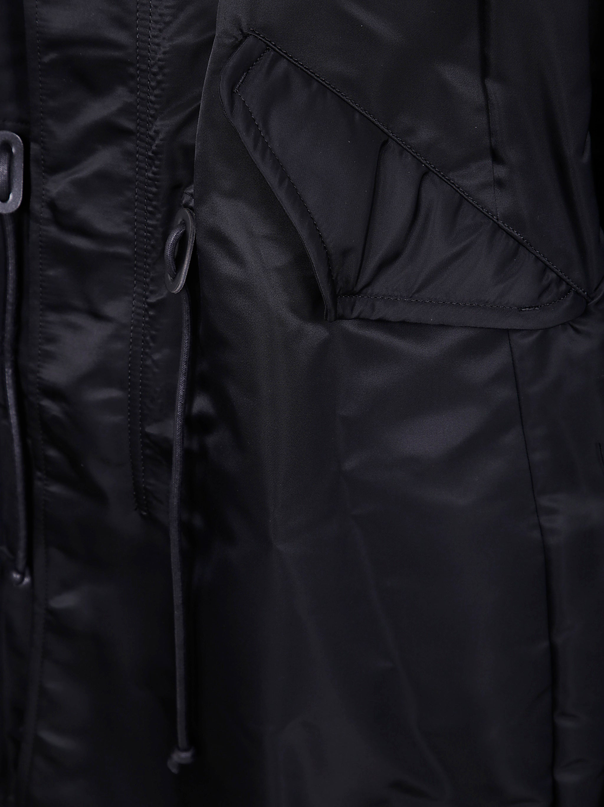 Sacai Women Nylon Twill Hoodie Vest - 3