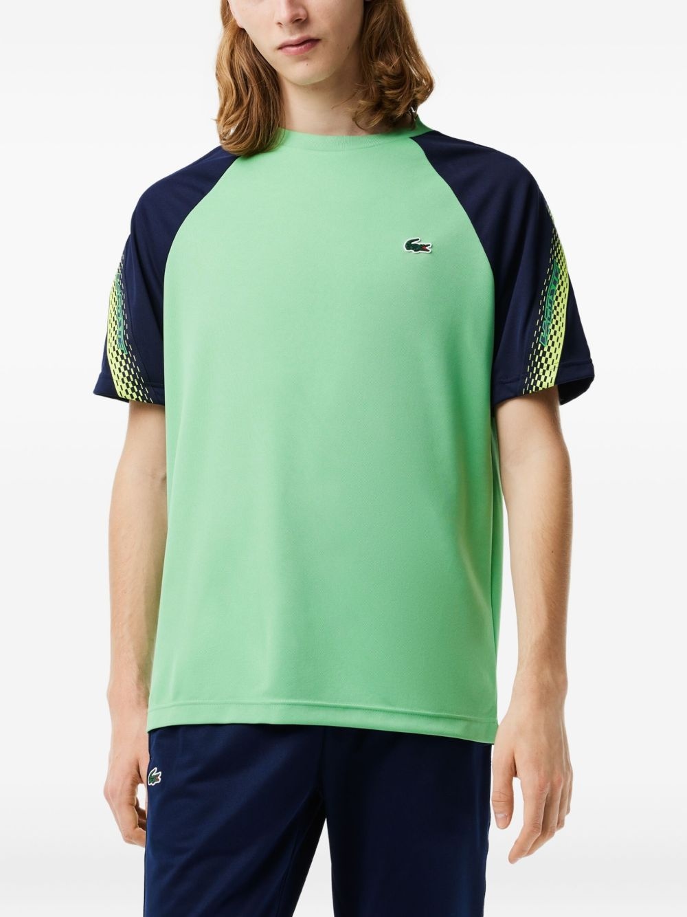 raglan-sleeve graphic-print T-shirt - 1