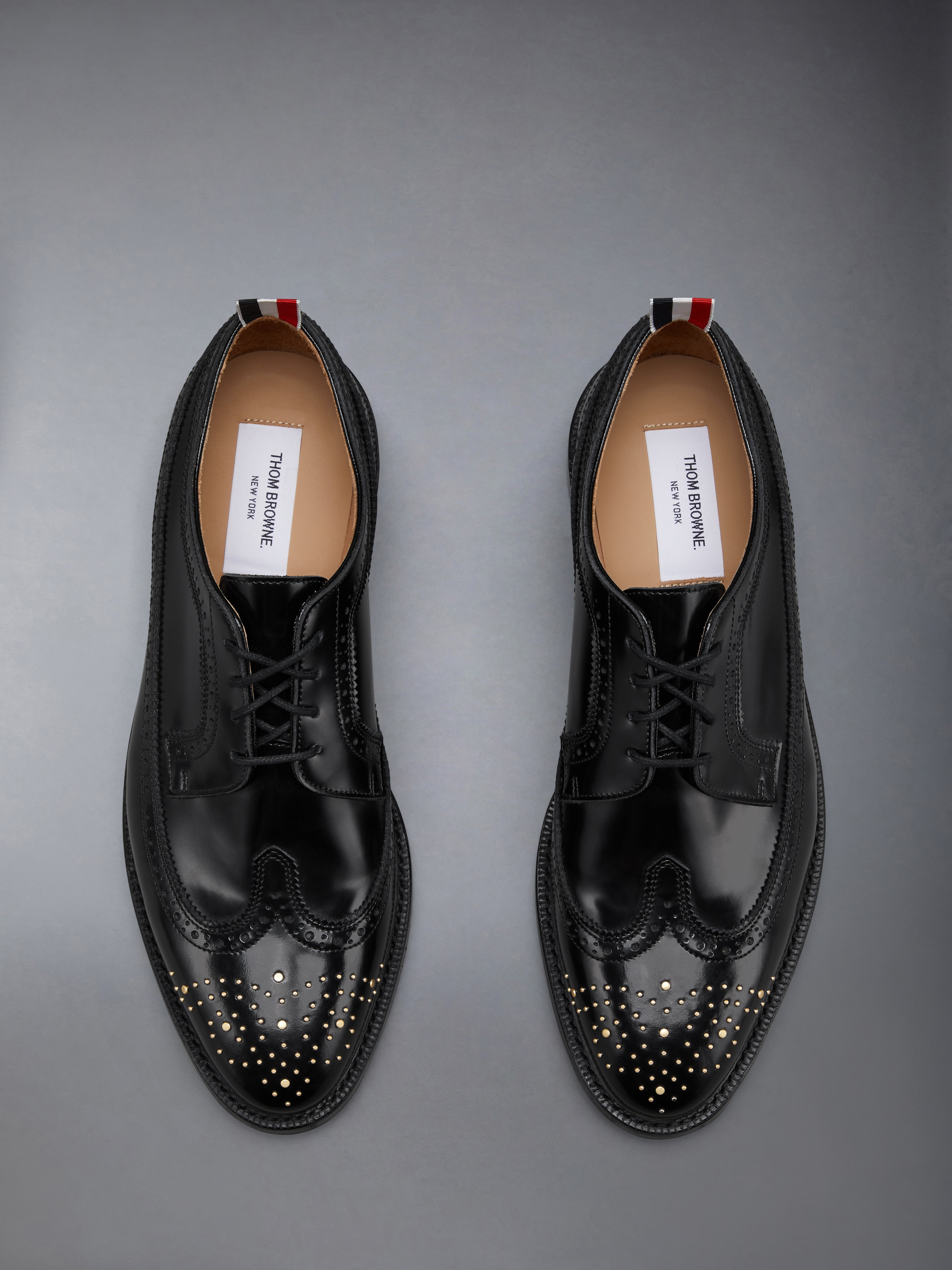 SPAZZOLATO LEATHER LONGWING BROGUE - 4