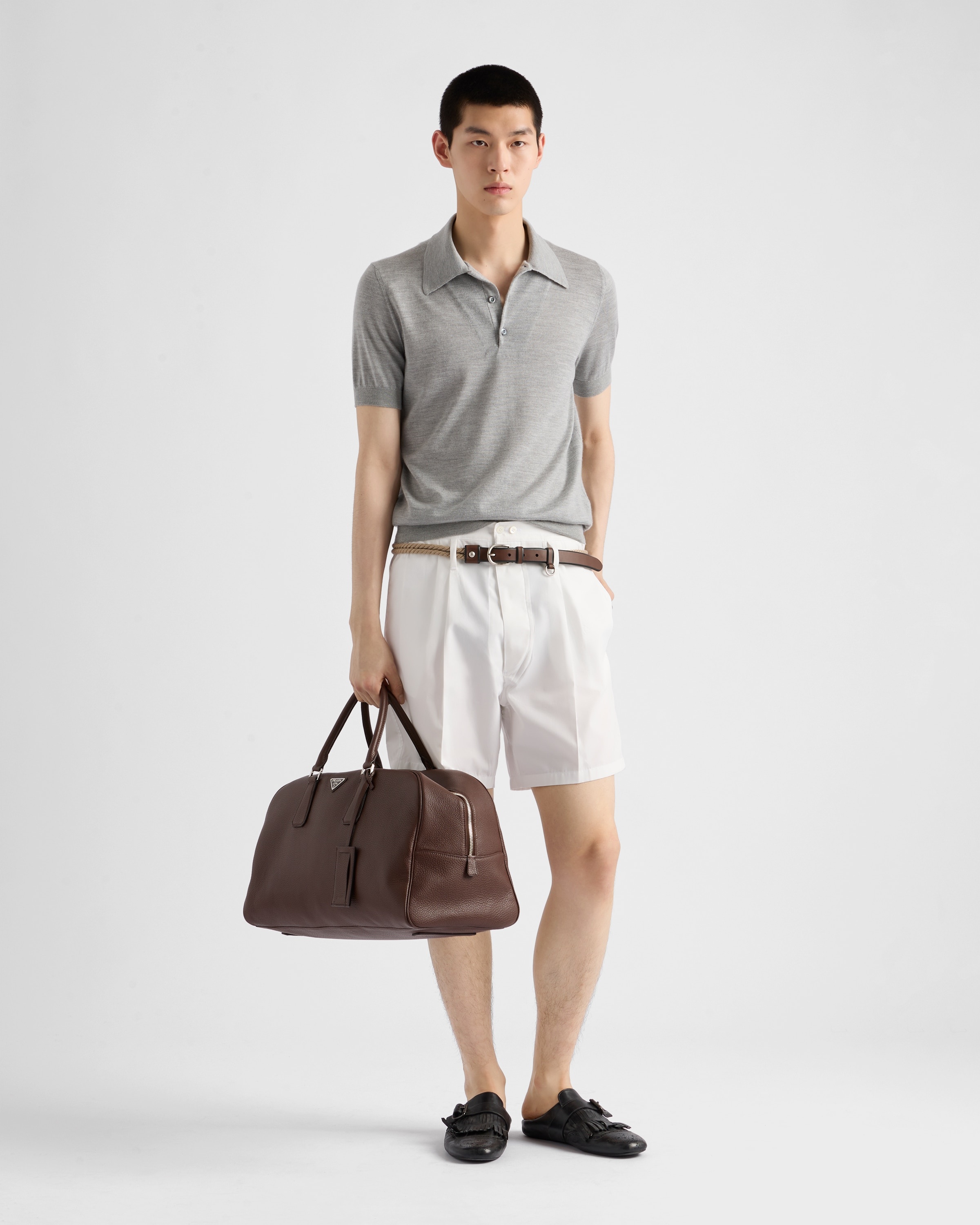 Cashmere and silk polo shirt - 2