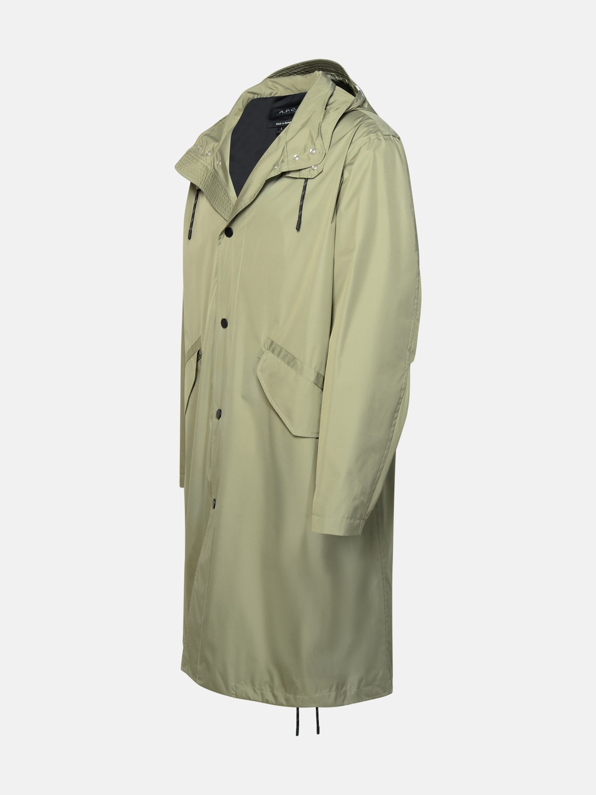 'ANTONNY' LIGHT KHAKI POLYESTER BLEND PARKA - 2