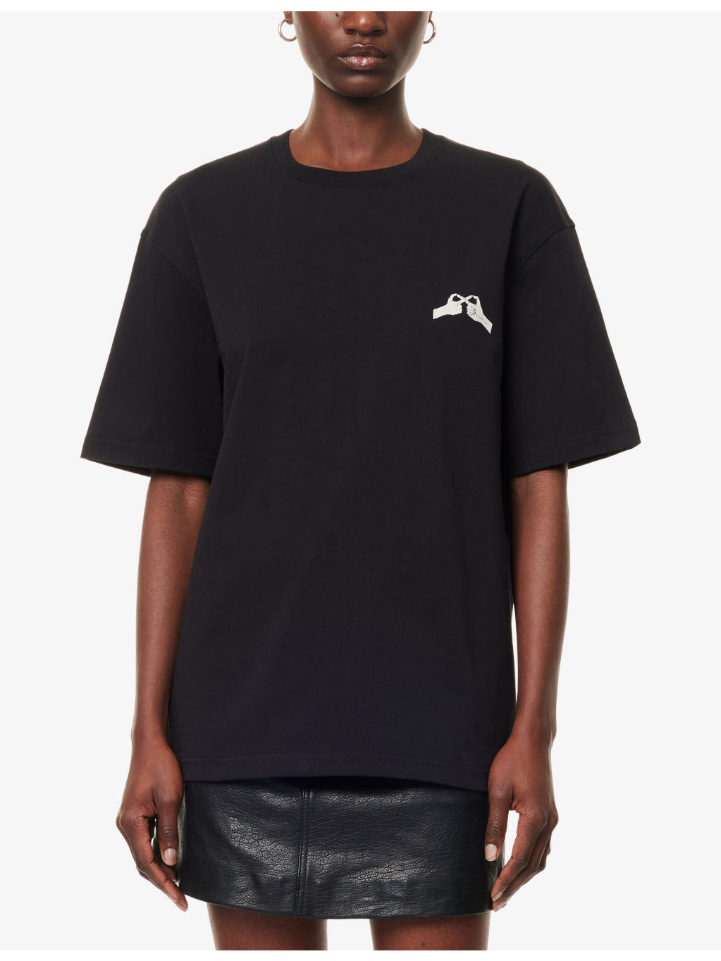 Saflorian Graphic-Print Cotton-Jersey T-shirt - 3