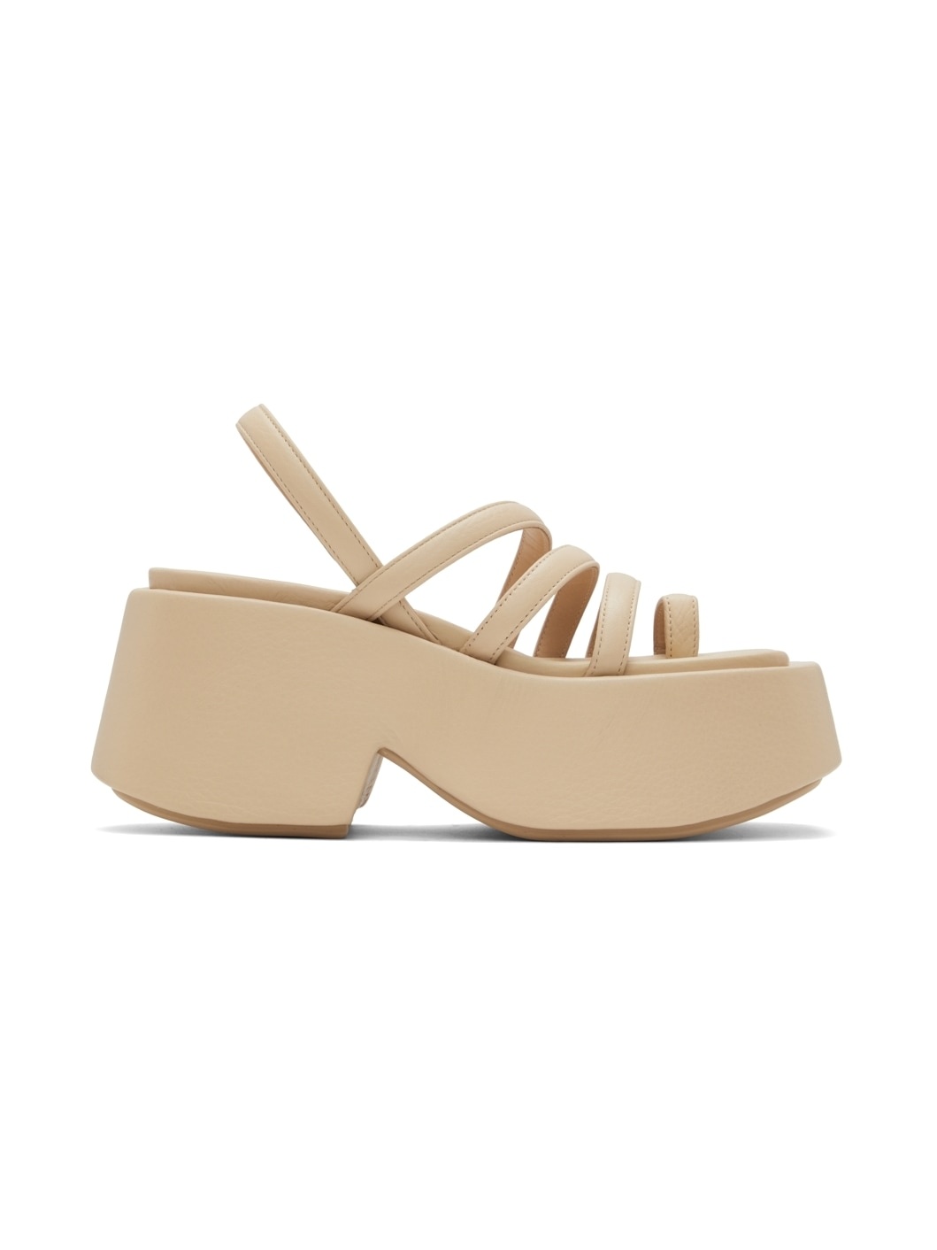 Beige Zeppo Sandals - 1