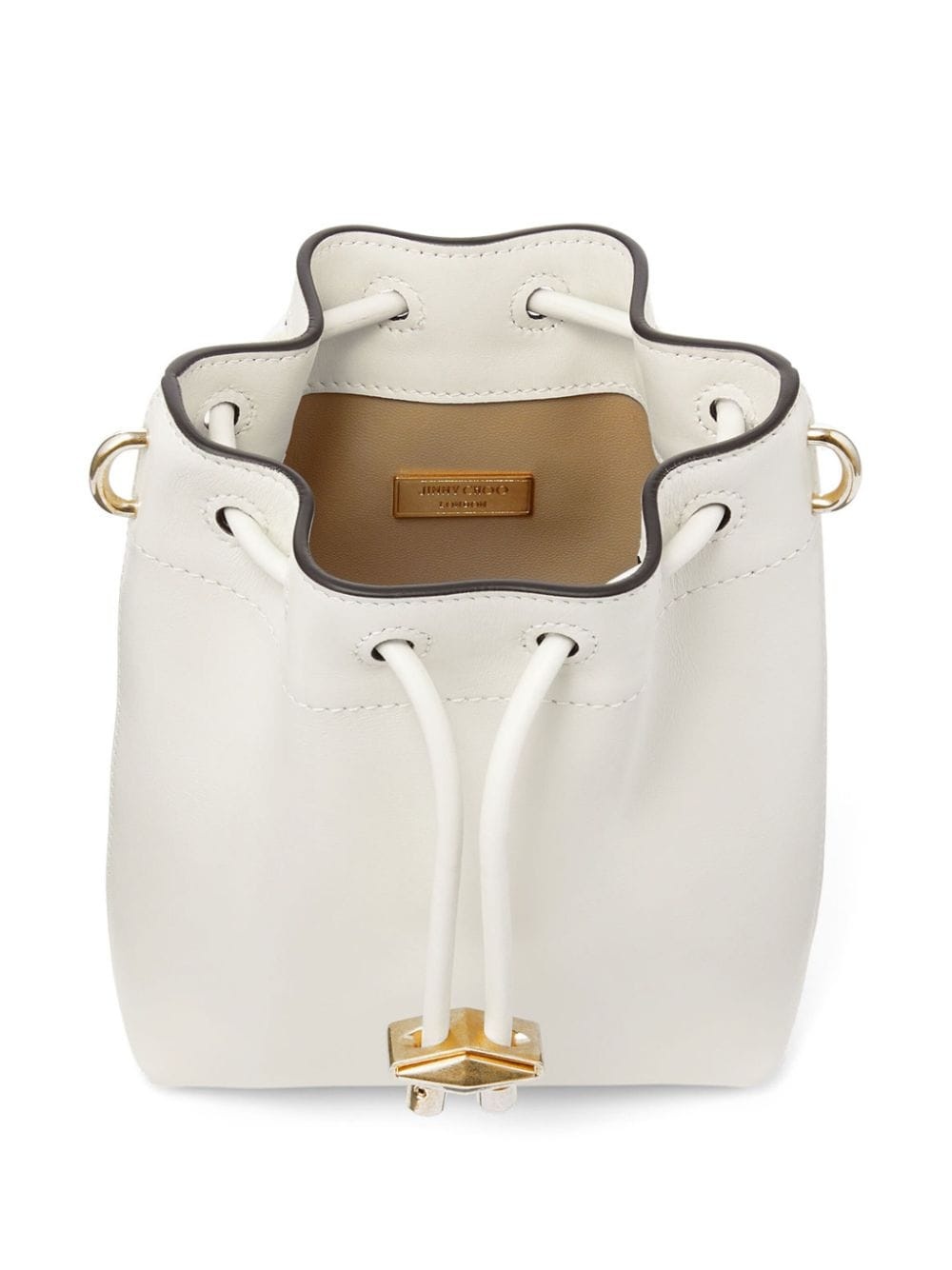 mini Cinch leather bucket bag - 5
