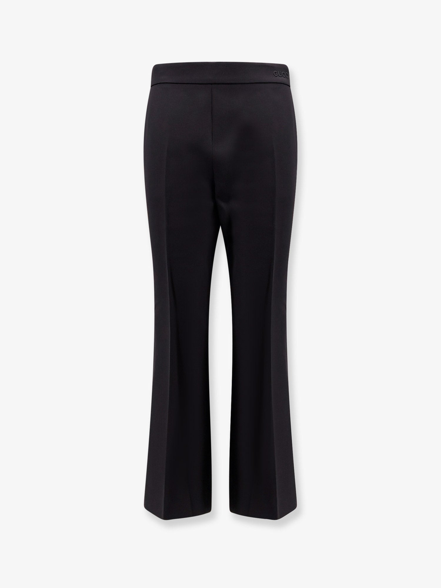 Wool And Mohair Trouser With Gucci Embroidery - 1