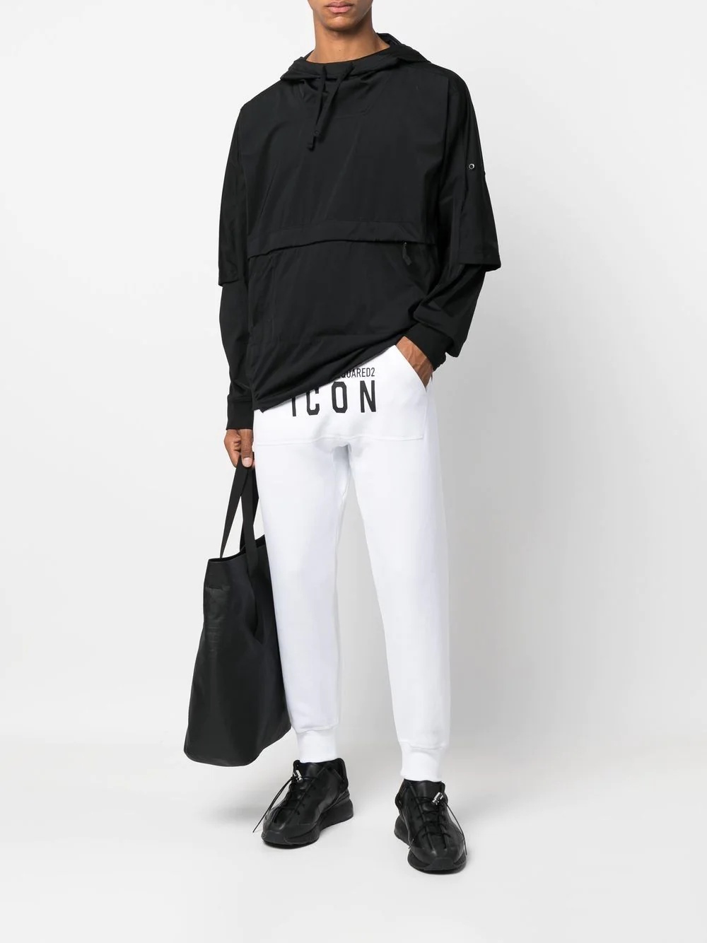 Icon-print track pants - 2