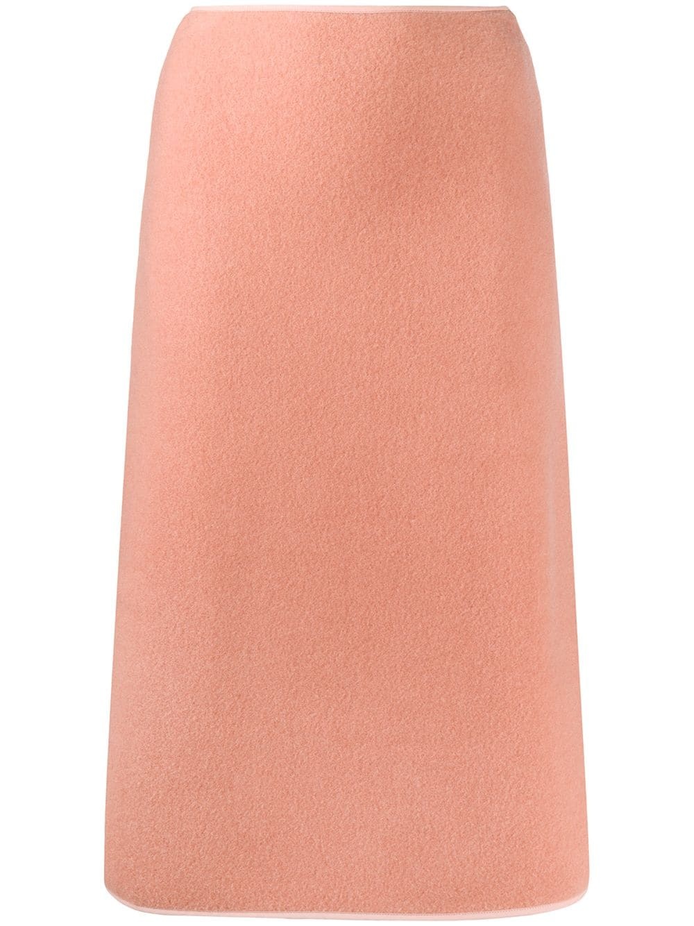 curved-hem skirt - 1