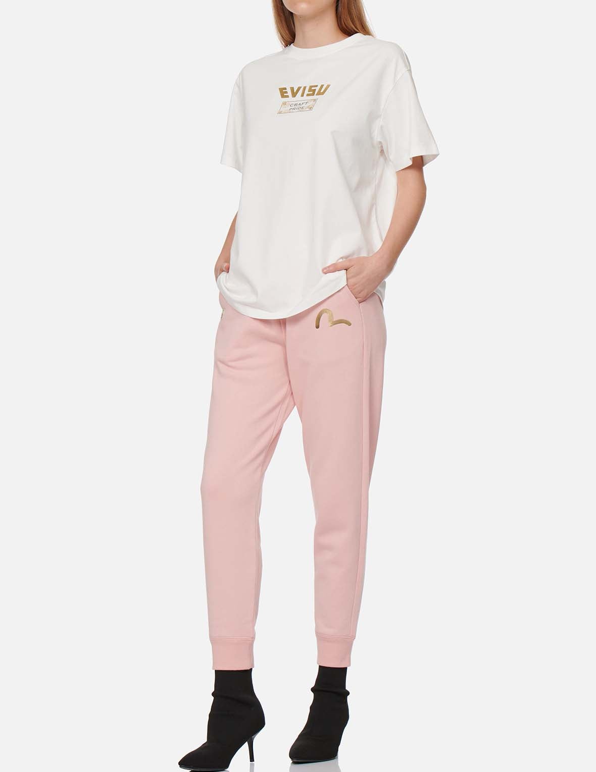 Brocade Kamon Appliqué Sweatpants - 6