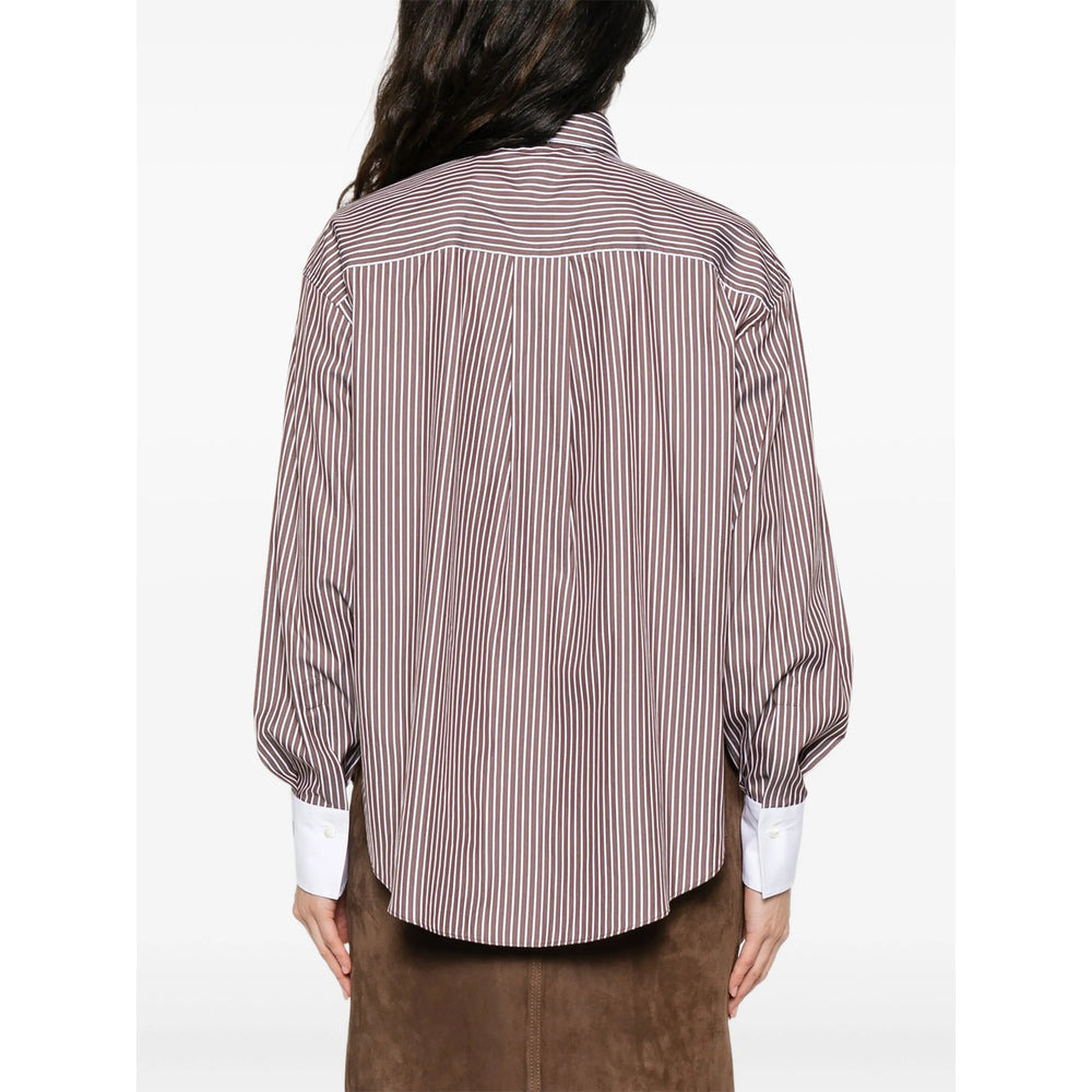 Brunello Cucinelli Brown Tops - Shirts Women - 5