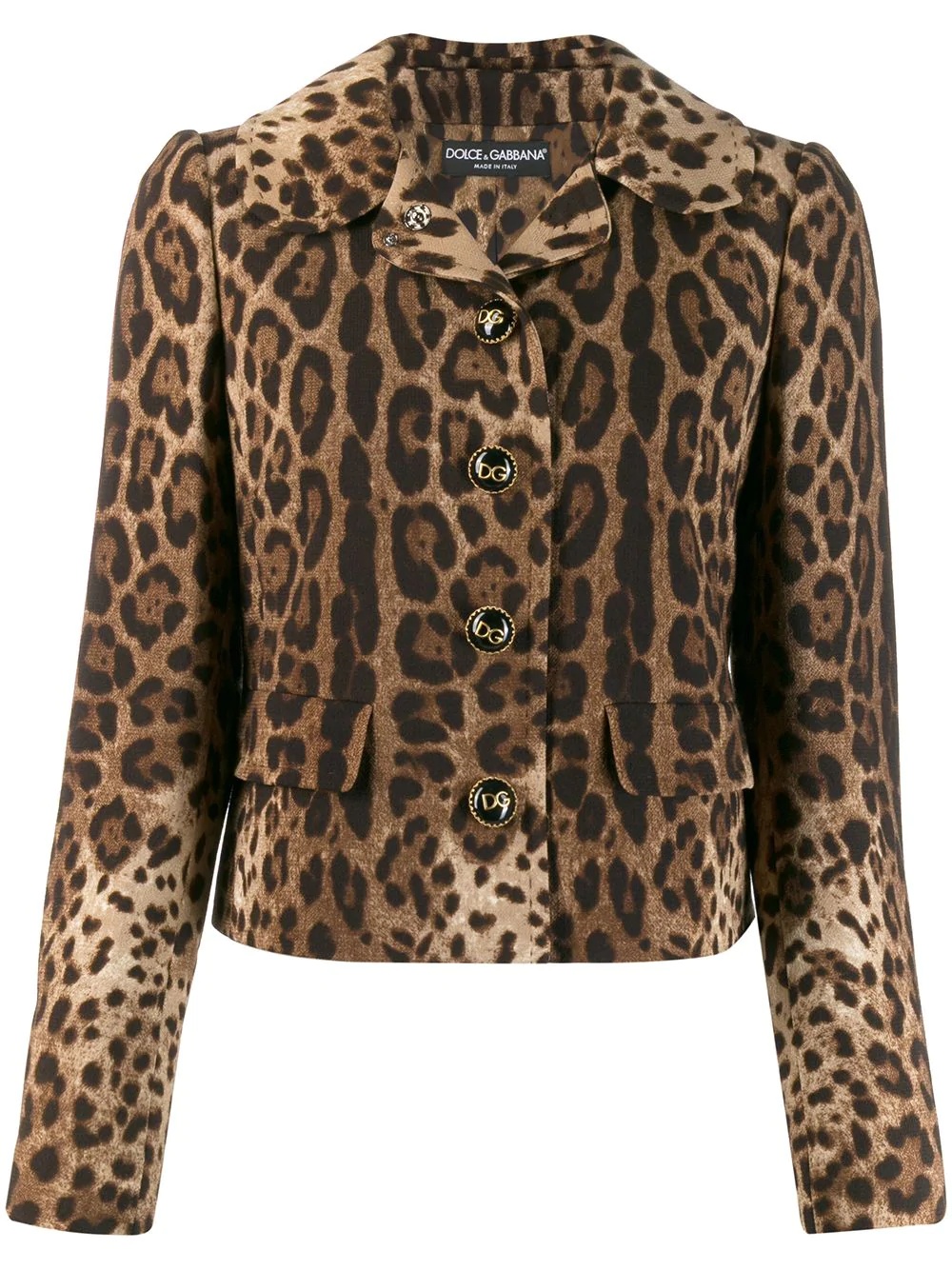 leopard print jacket - 1