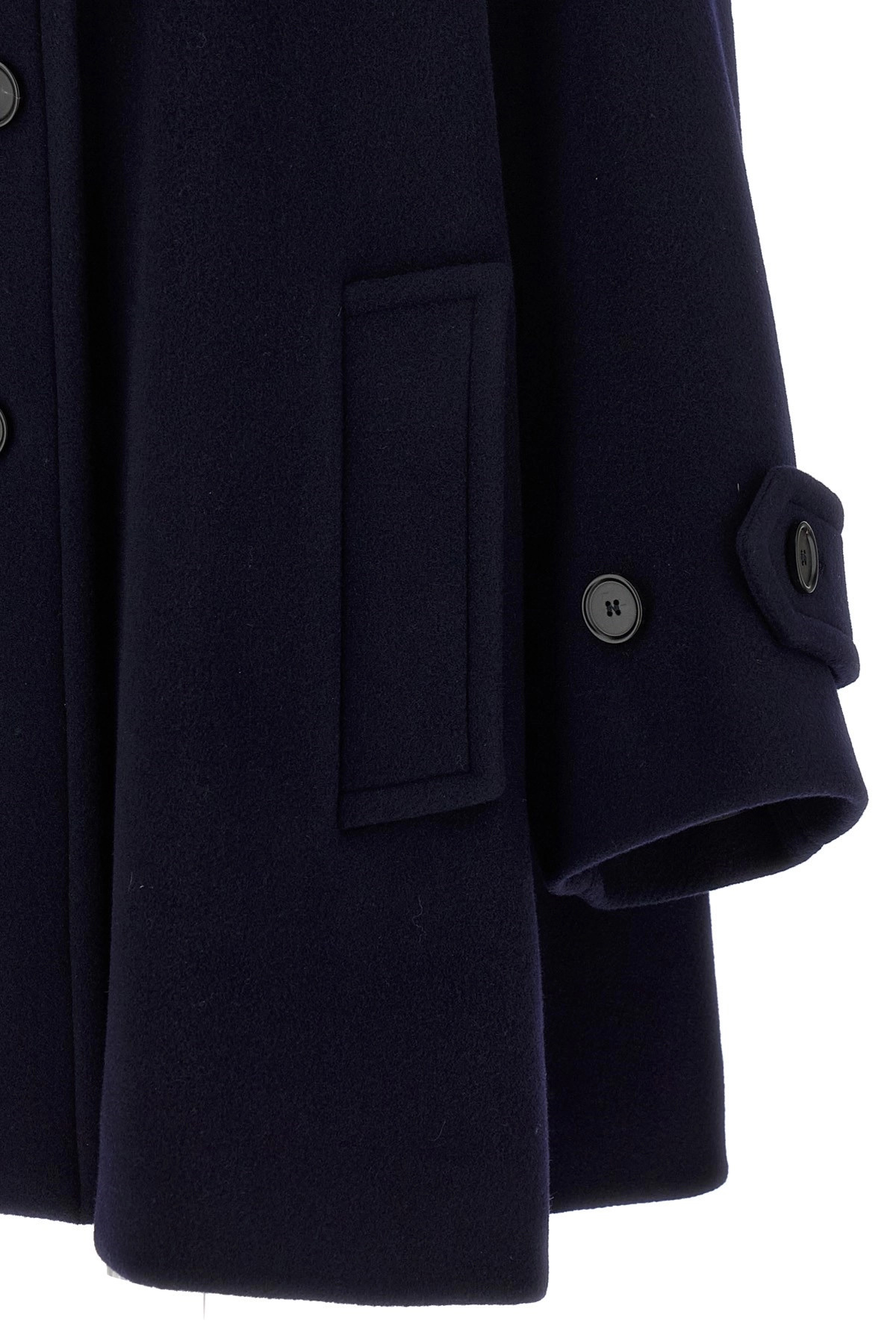 Double breasted wool coat - 4