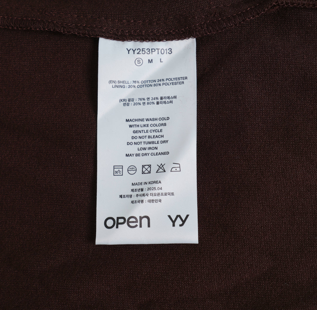 Rolled Waist Velour Cargo Pants - 3