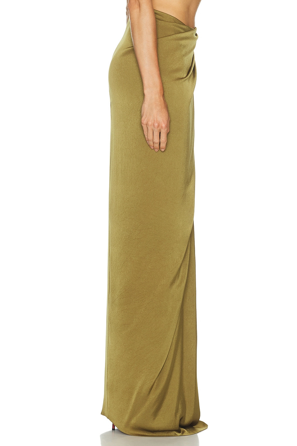 Draped Long Skirt - 3