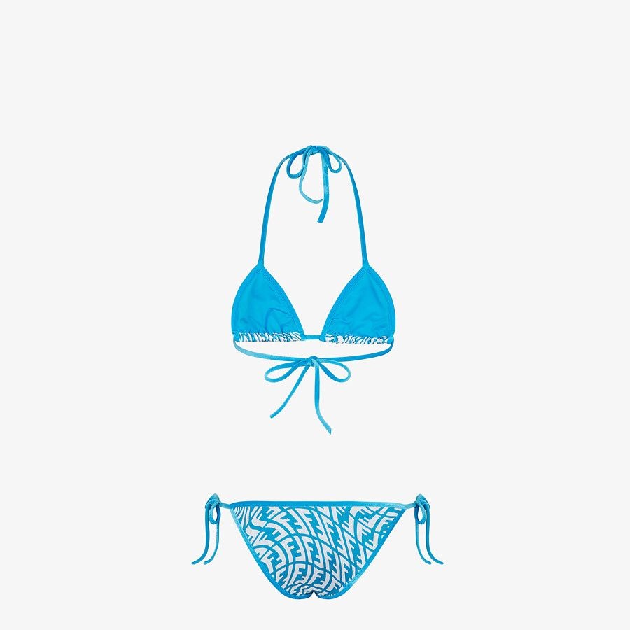 Light blue Lycra® bikini - 2