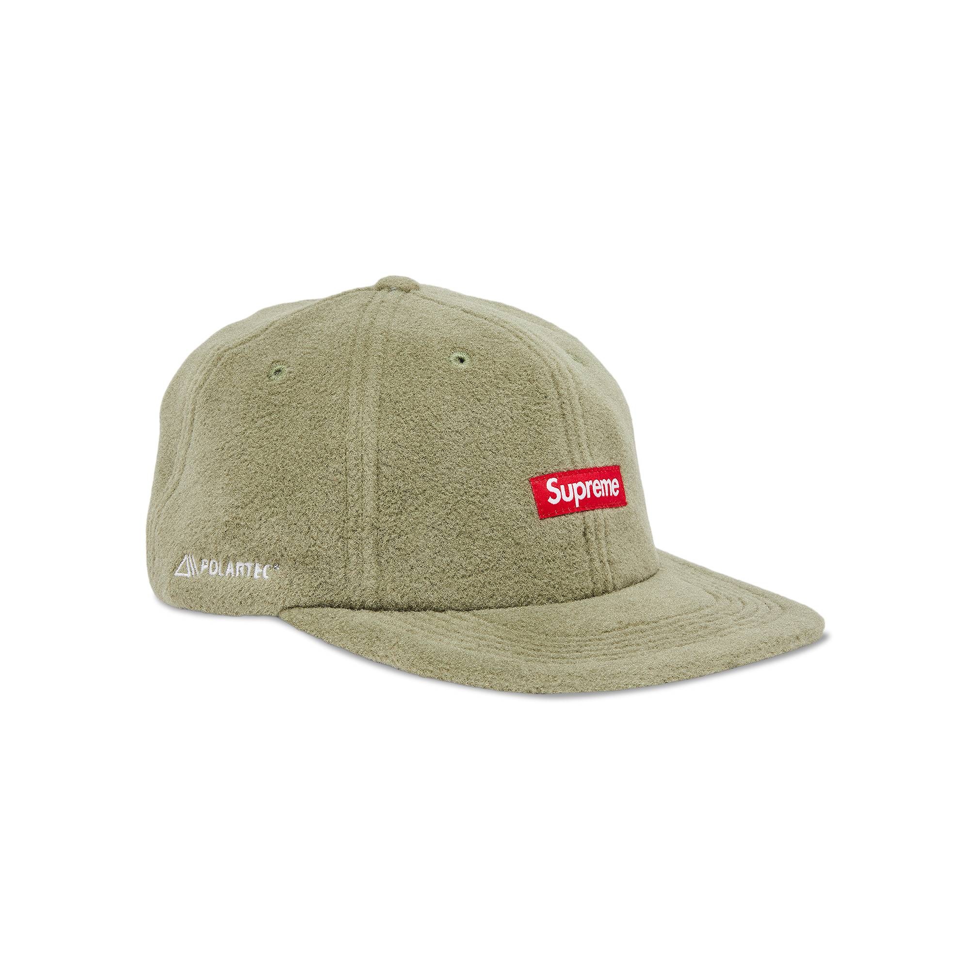 Supreme Supreme Polartec Small Box 6-Panel 'Olive' | REVERSIBLE