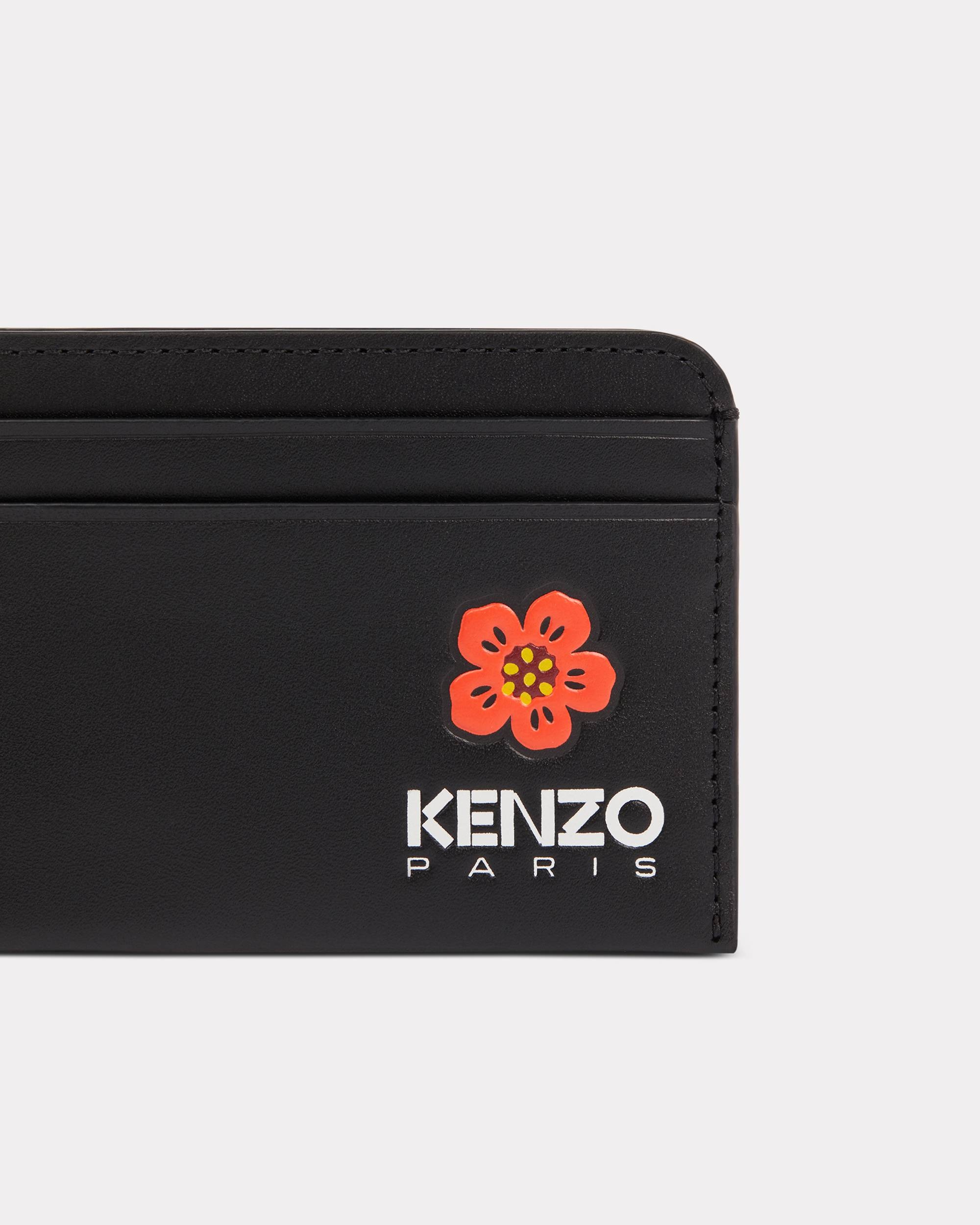 Leather 'BOKE FLOWER' cardholder - 3