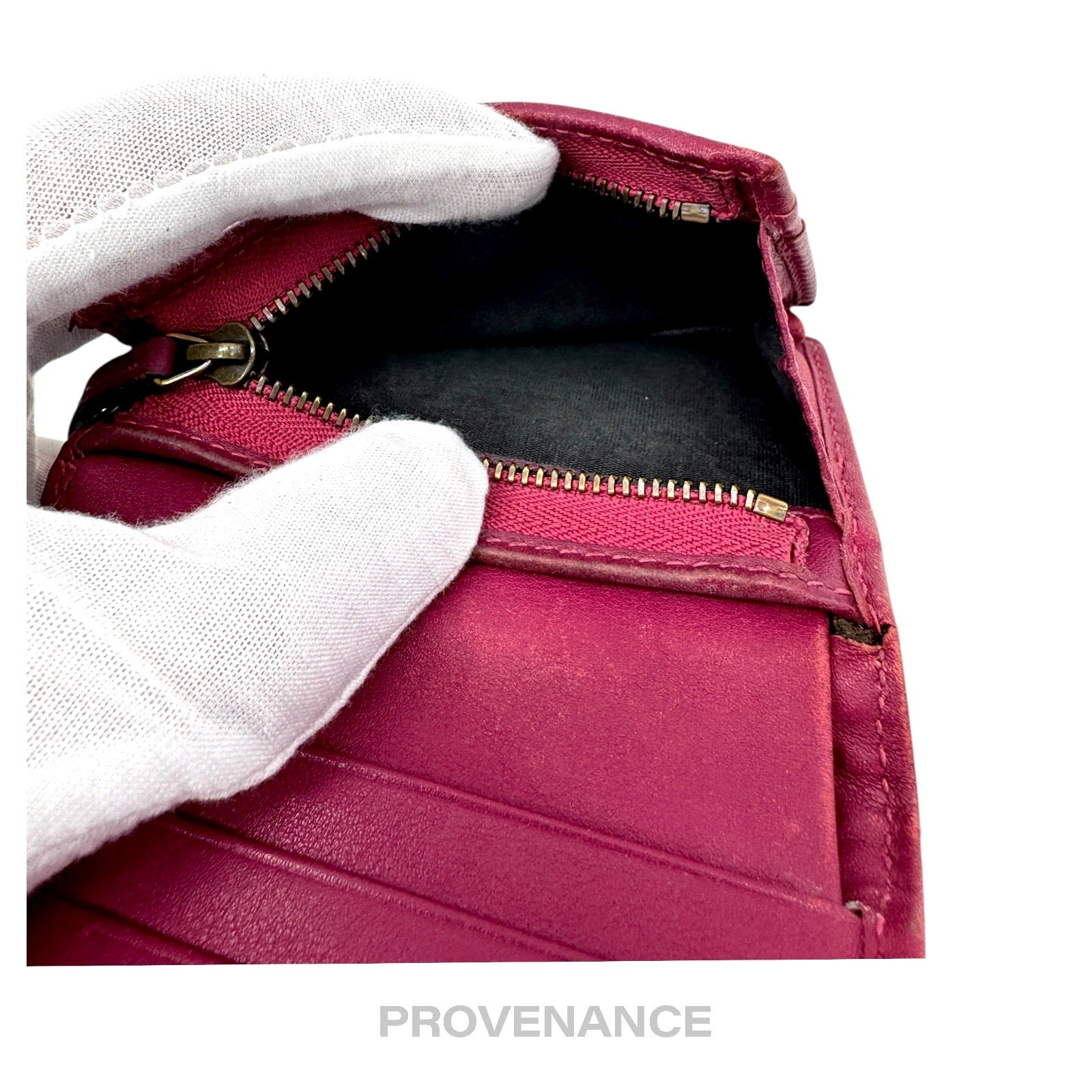 Gucci GG Marmont Card Holder Wallet - LOVE Pink Quilted - 7