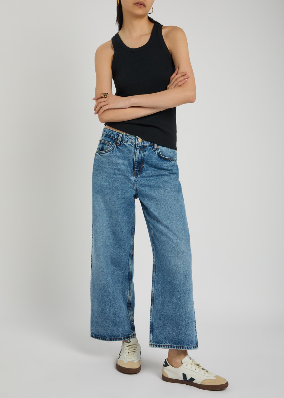 Vince Ribbed Cotton-blend Tank - 4