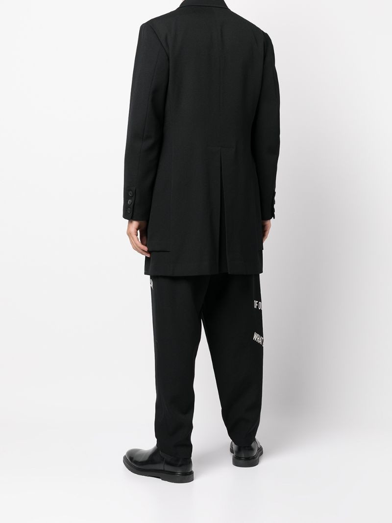 layered double-breast effect jacket 4