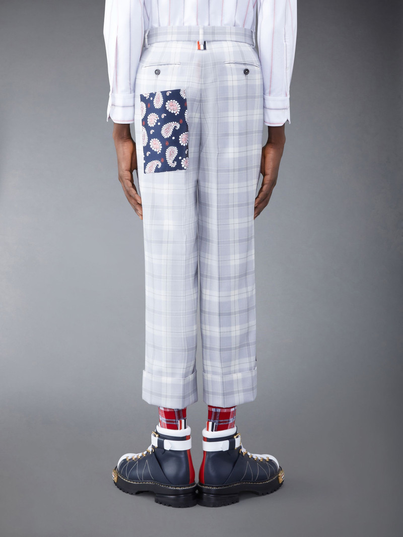 Thom Browne Tartan Twill Beltloop Trouser outlook