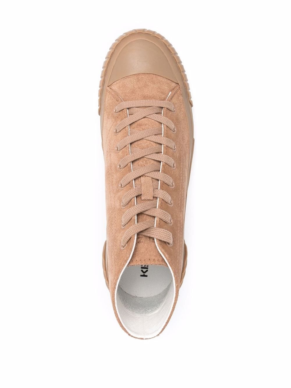 panelled sole high-top sneakers - 4