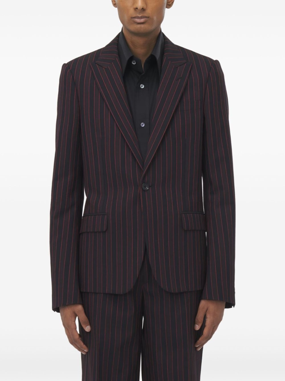 striped blazer - 5