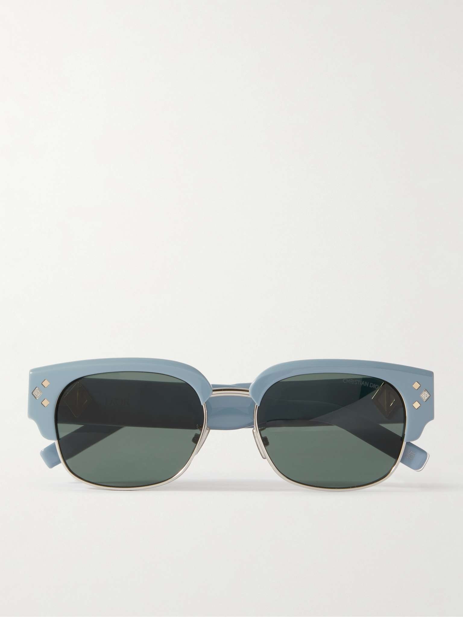 CD Diamond C1U D-Frame Acetate and Silver-Tone Sunglasses - 1