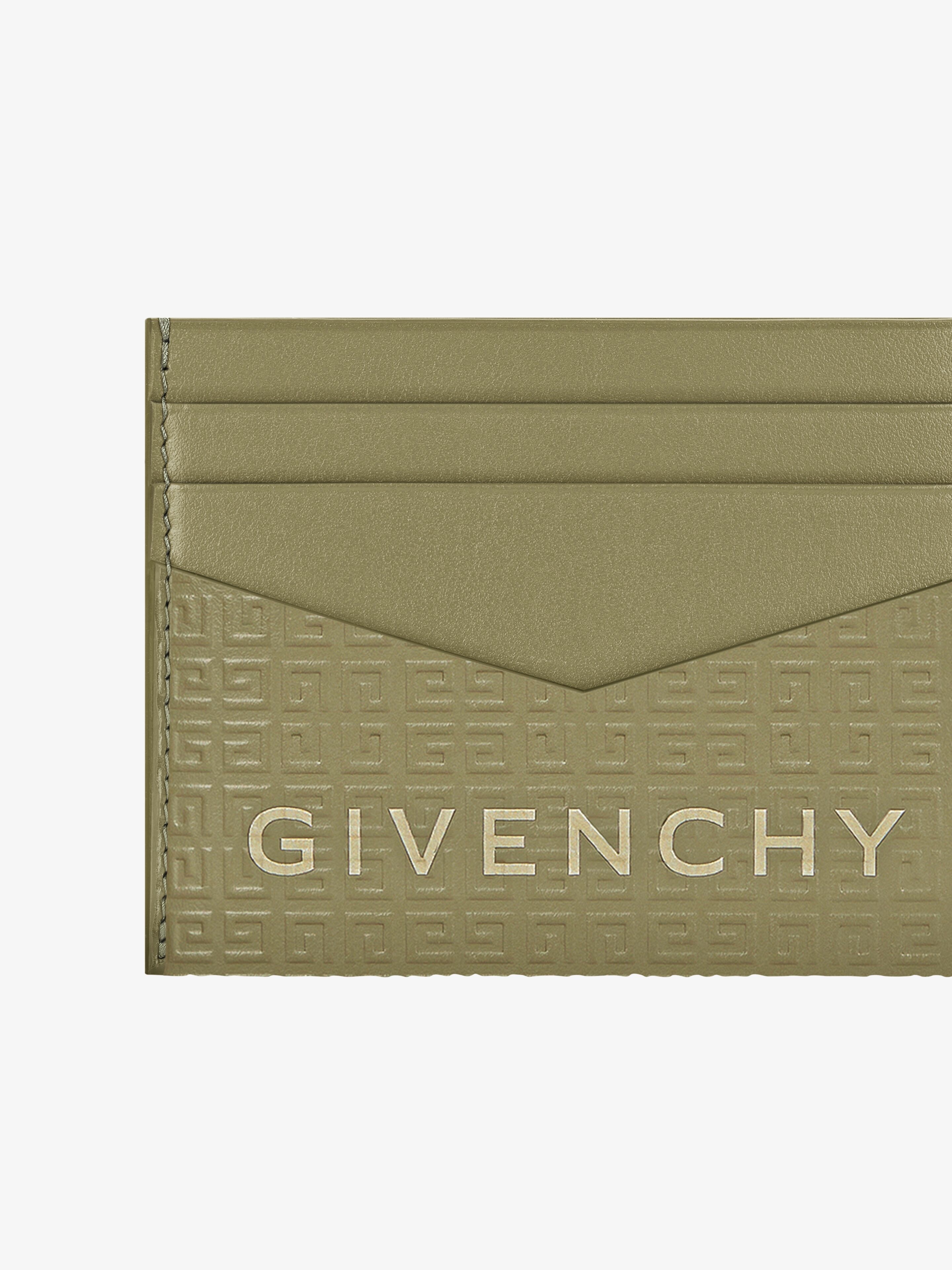 GIVENCHY CARD HOLDER IN 4G MICRO LEATHER - 3