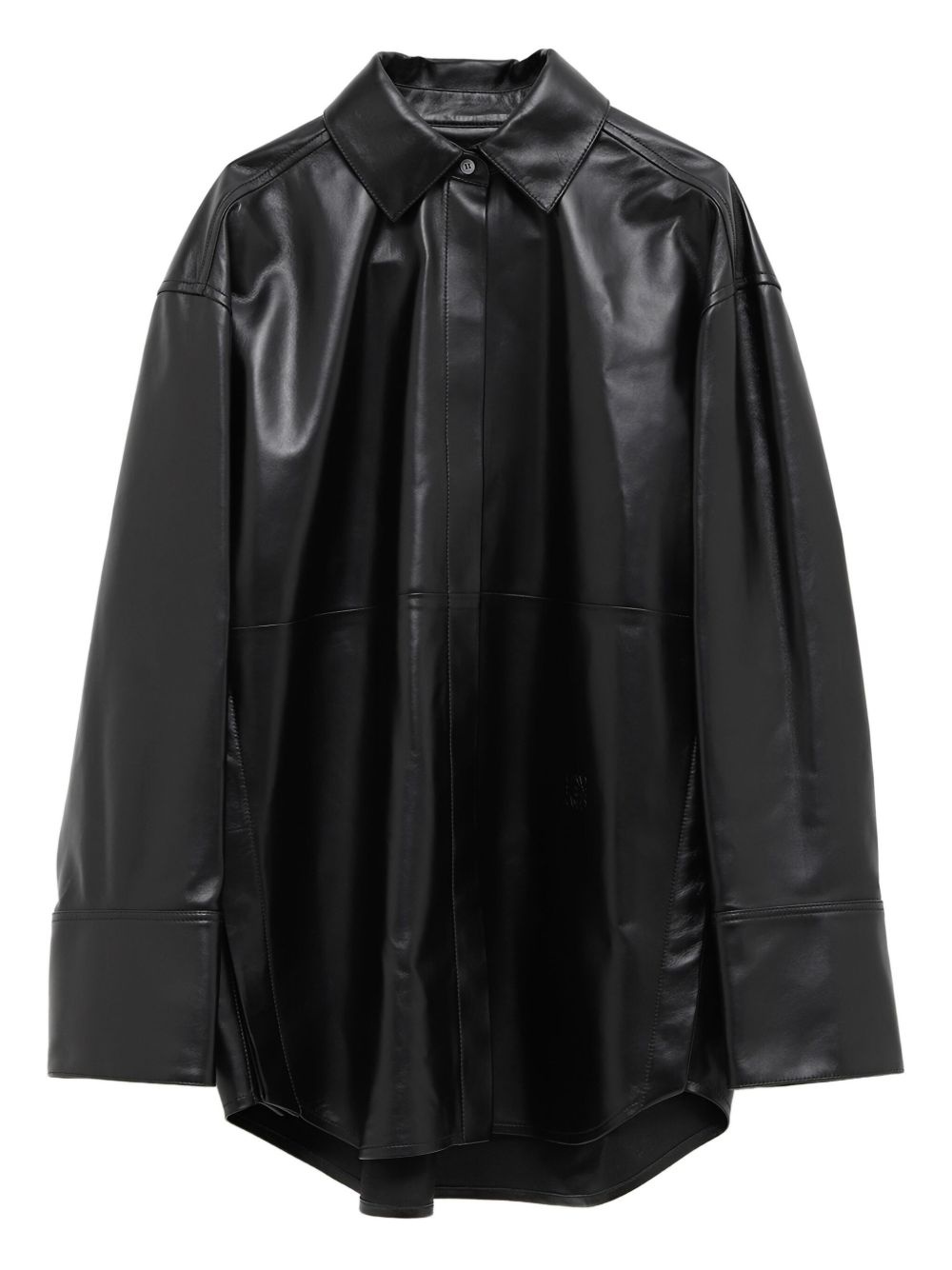 leather shirt - 1
