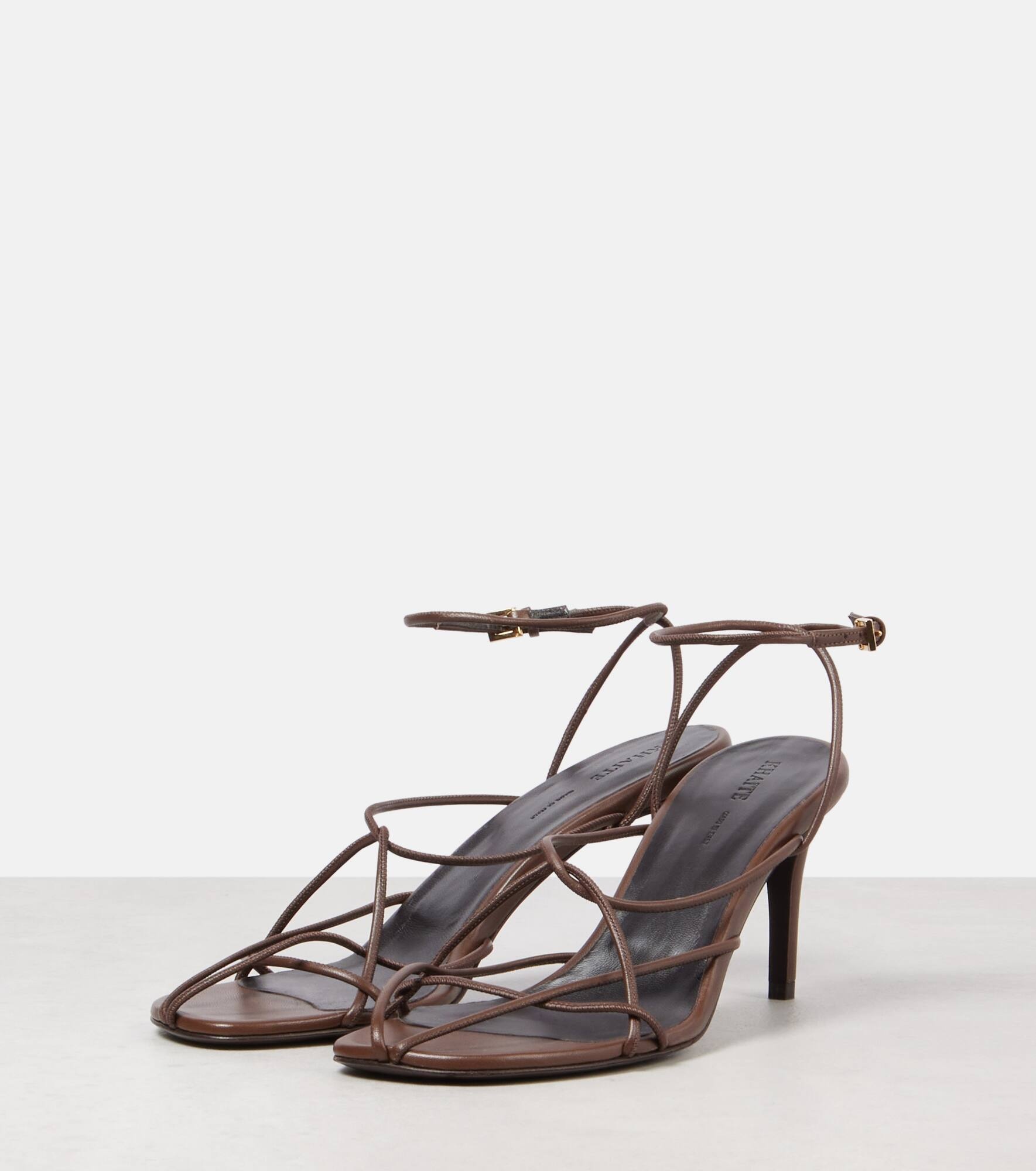 Loulou 75 leather sandals - 4