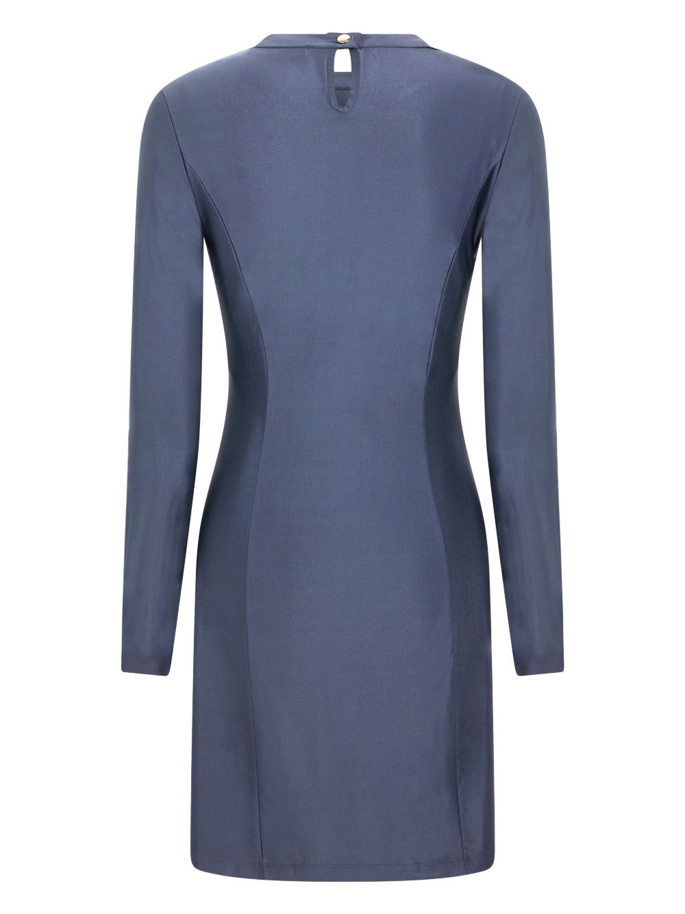 asymmetric T-shirt mini dress - 7