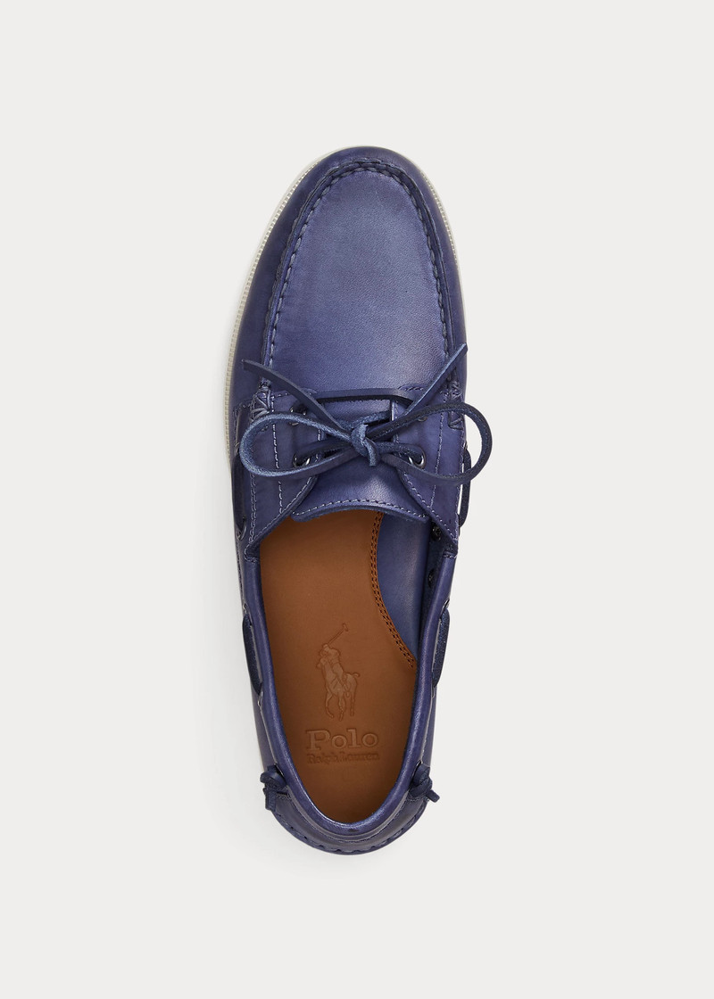 Merton Dip-Dyed Leather Boat Shoe 4