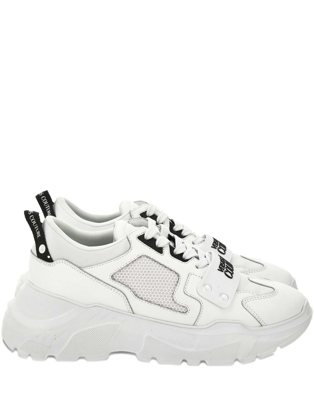 Speedtrack logo-embossed mesh sneakers - 1