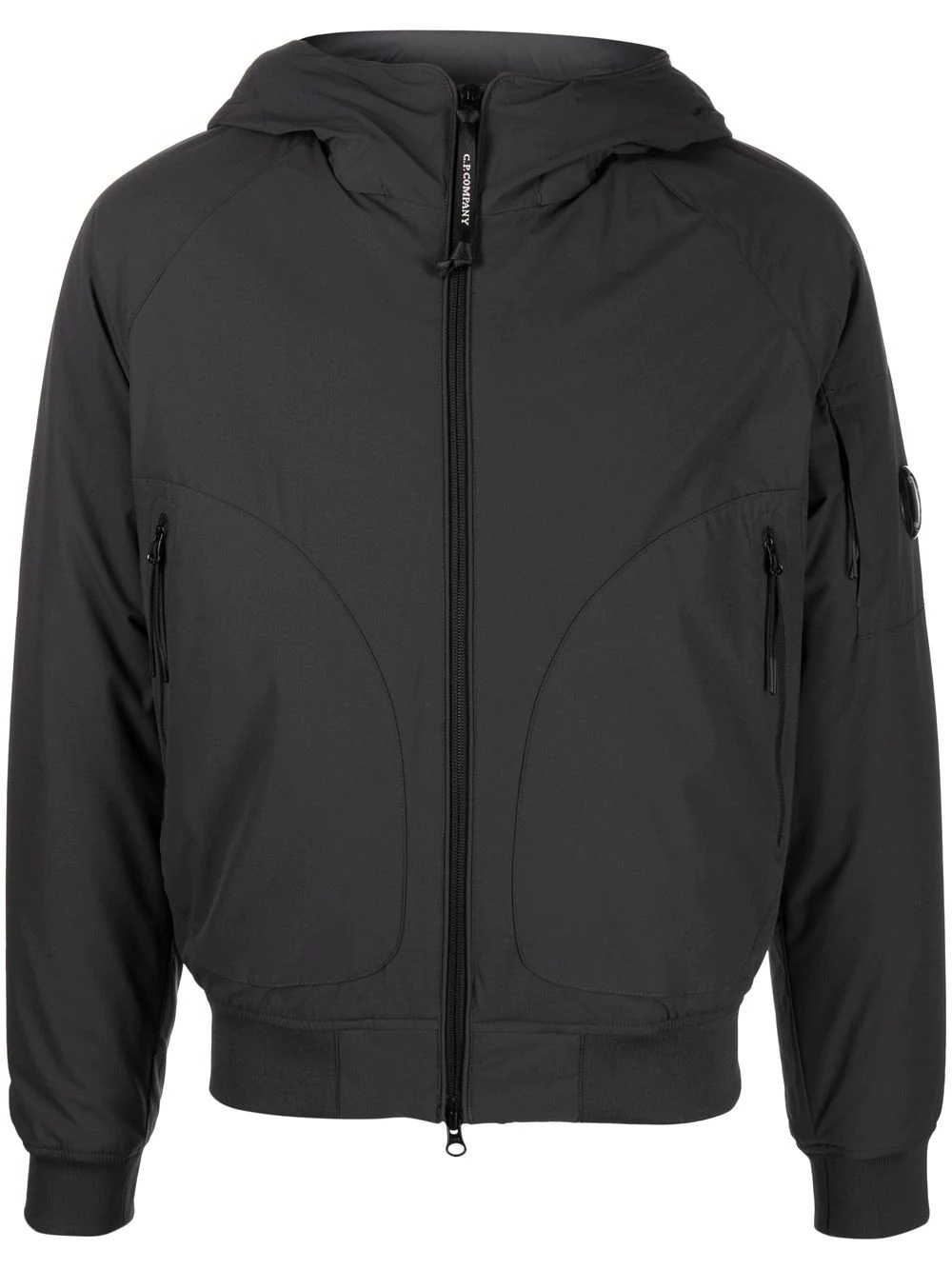 zip-up windbreaker jacket - 1