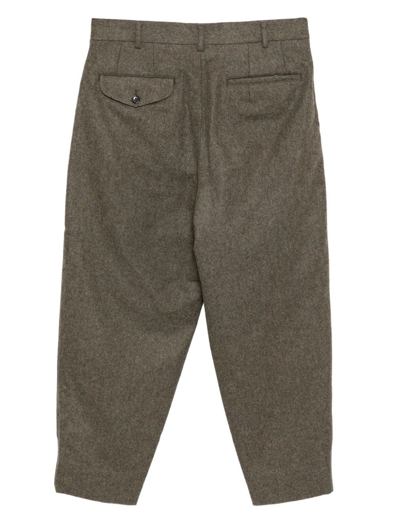 Comme Des Garçons pleated tapered trousers outlook