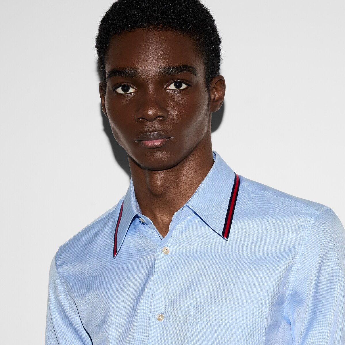 Oxford cotton shirt with Web - 5