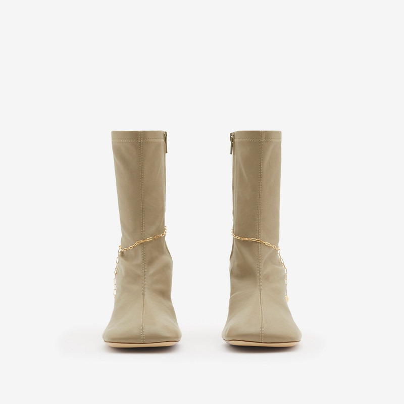 Leather Slinky Legging Low Boots 3
