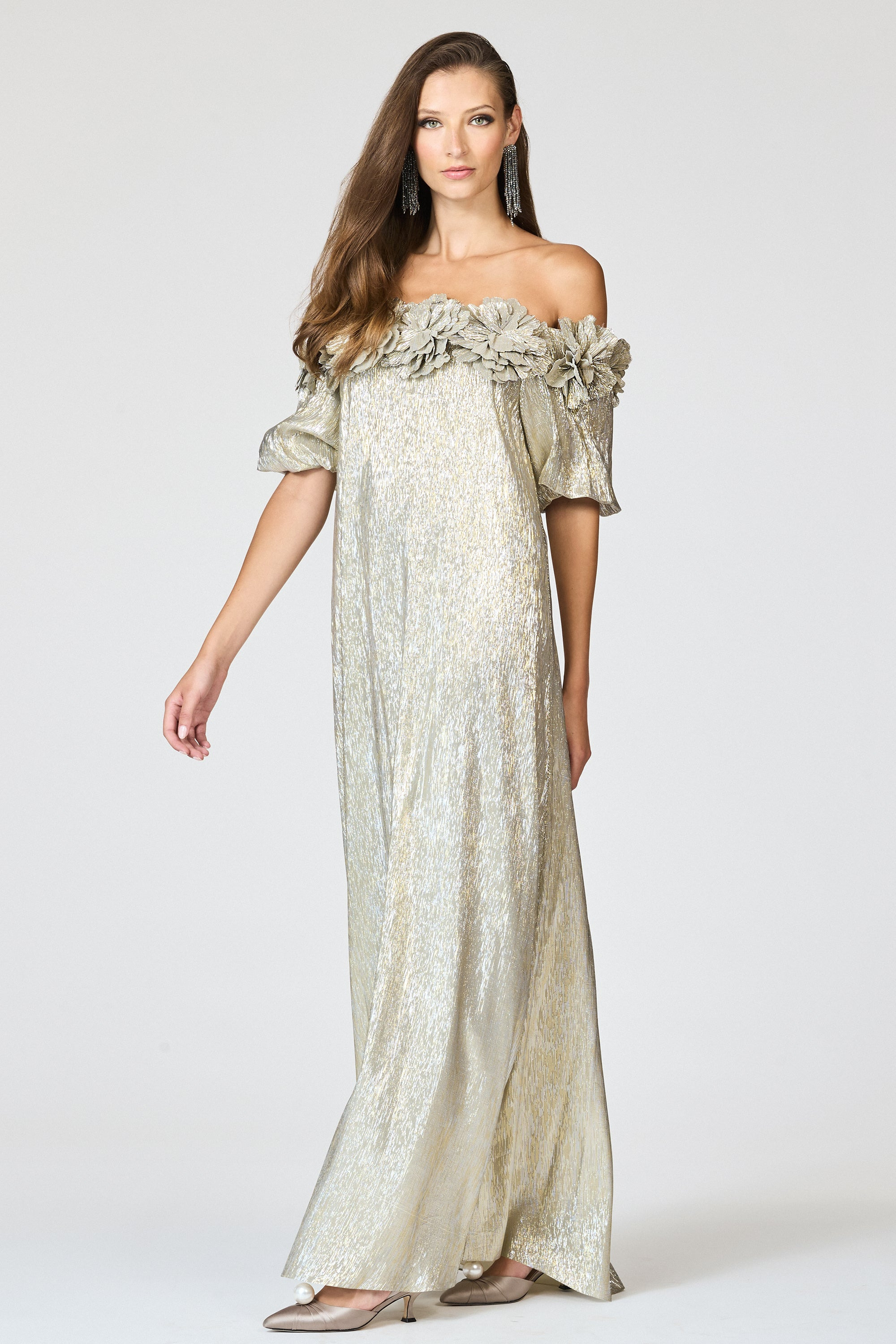 VALENTINA GOWN - METALLIC - 4