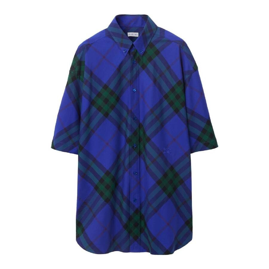Burberry Check-Pattern Cotton Shirt - 5