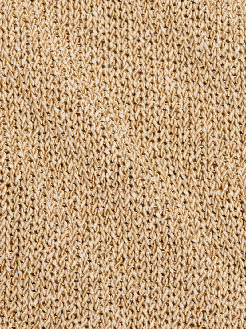 Women's Joni Asymmetric Knit Off-Shoulder Sweater - Light Brown 7