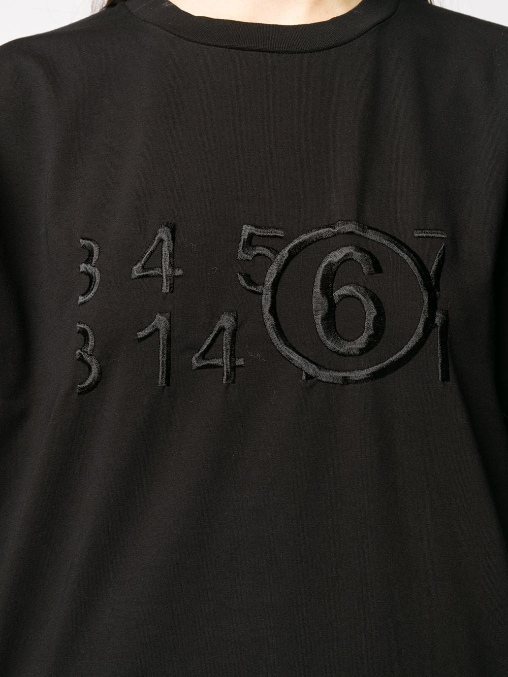 embroidered Numbers T-shirt - 5